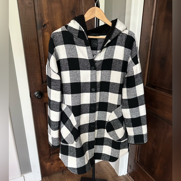 RDI Plaid Shirt Jacket | Over Coat Women’s M - Picture 1 of 6